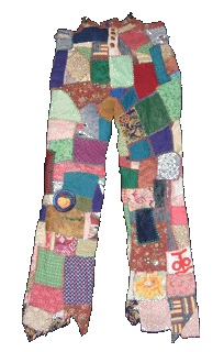 Grego's patchwork pants